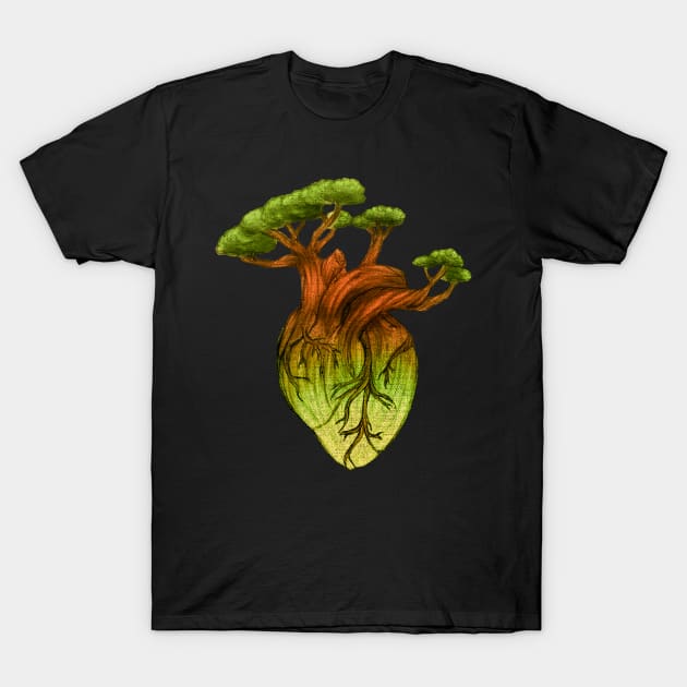 Wild Heart T-Shirt by ChasingBlue